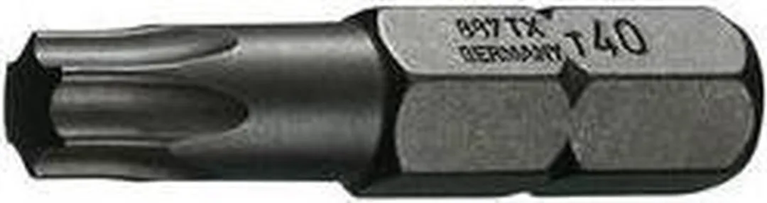Gedore 687 TX T30 Binnen-Torx Bit - Chroom-vanadium Staal - Grijs