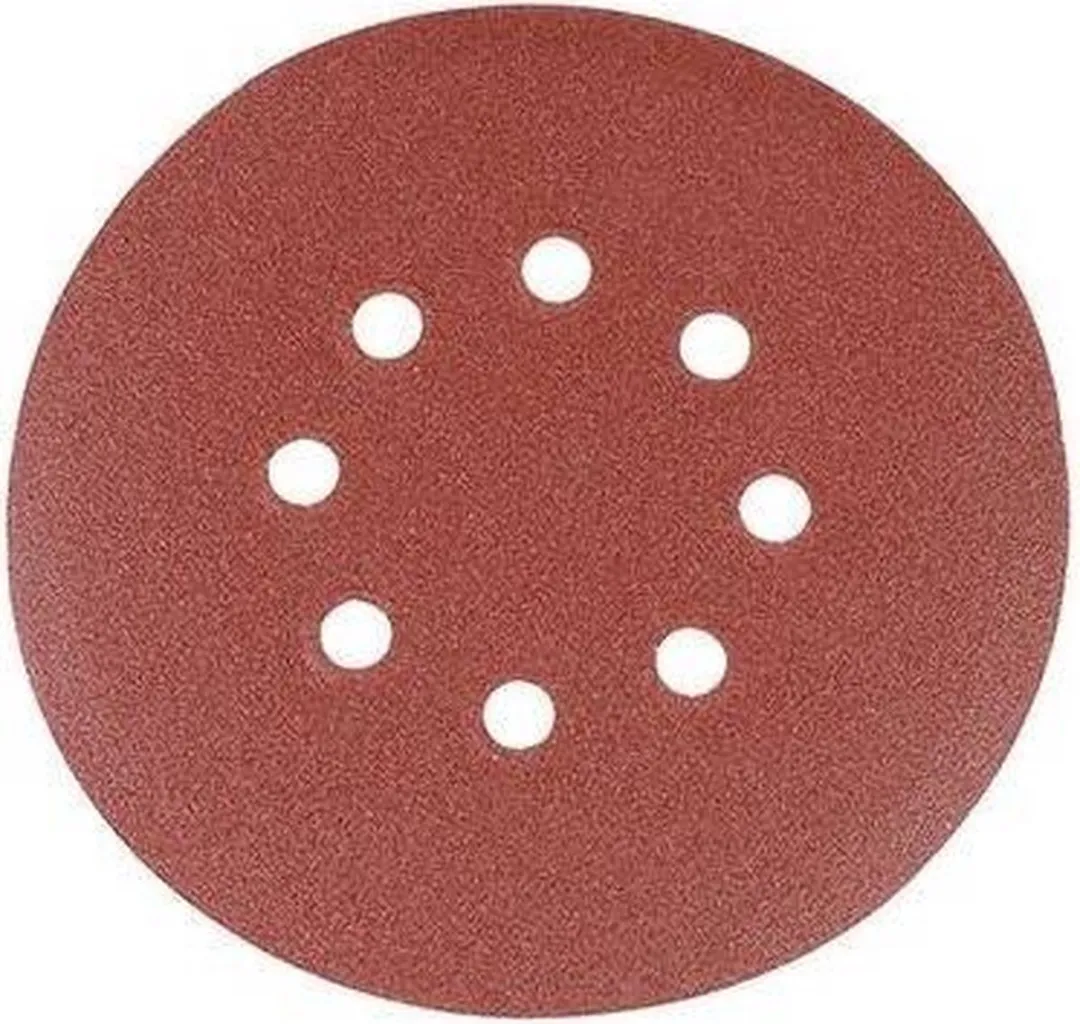 Silverline Geperforeerde Klittenband Schuurschijven 150mm - 10 Stuks