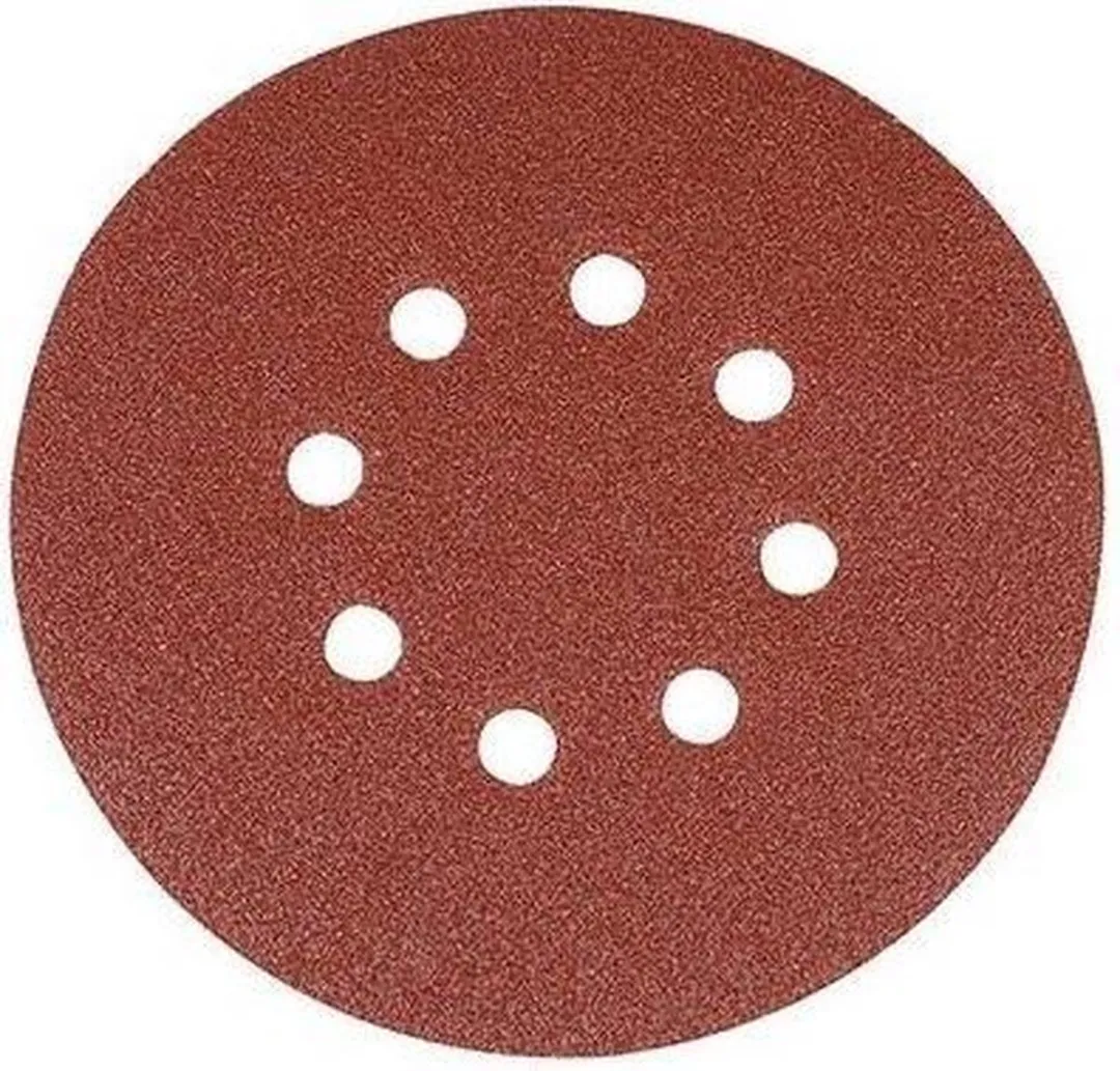 Silverline Geperforeerde Klittenband Schuurschijven 150mm - 10 Stuks