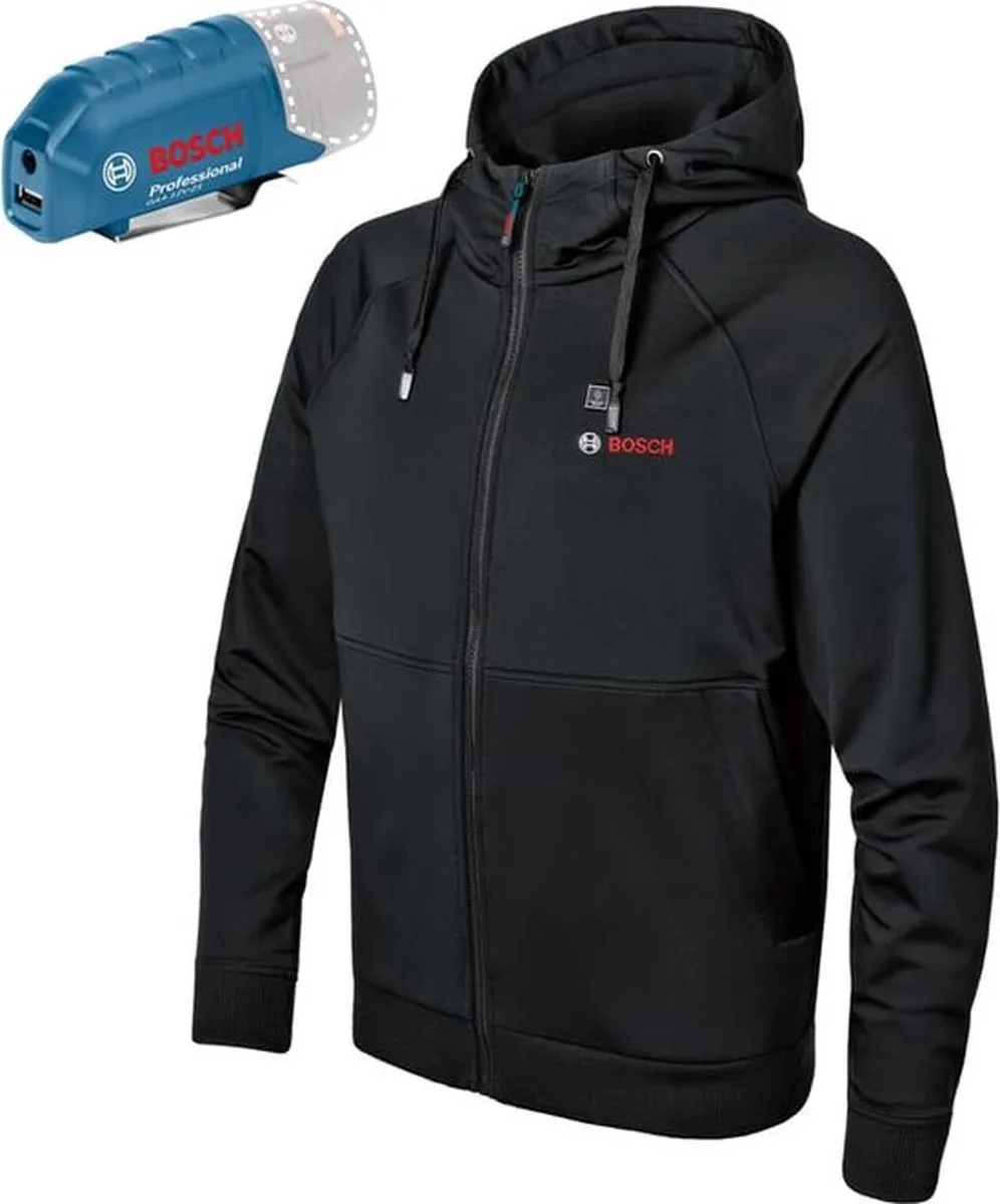 Bosch Professional GHH 12+18V XA Verwarmde Hoodie - L - Zwart