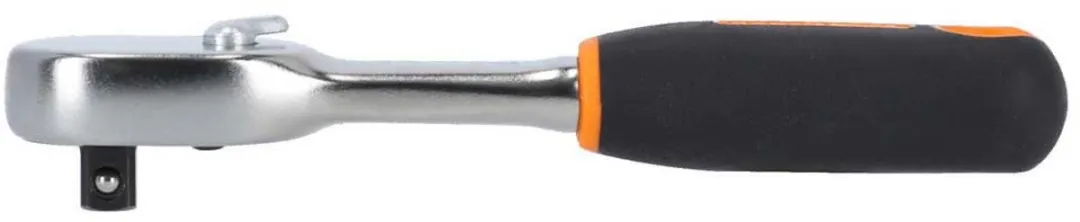 Bahco Omschakelbare Ratelsleutel 1/4" 120mm - 72 Tanden - Oranje/Zwart