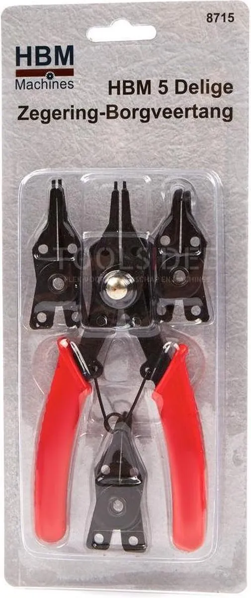 HBM Borgveertang 5-delige set - 5 Stuks