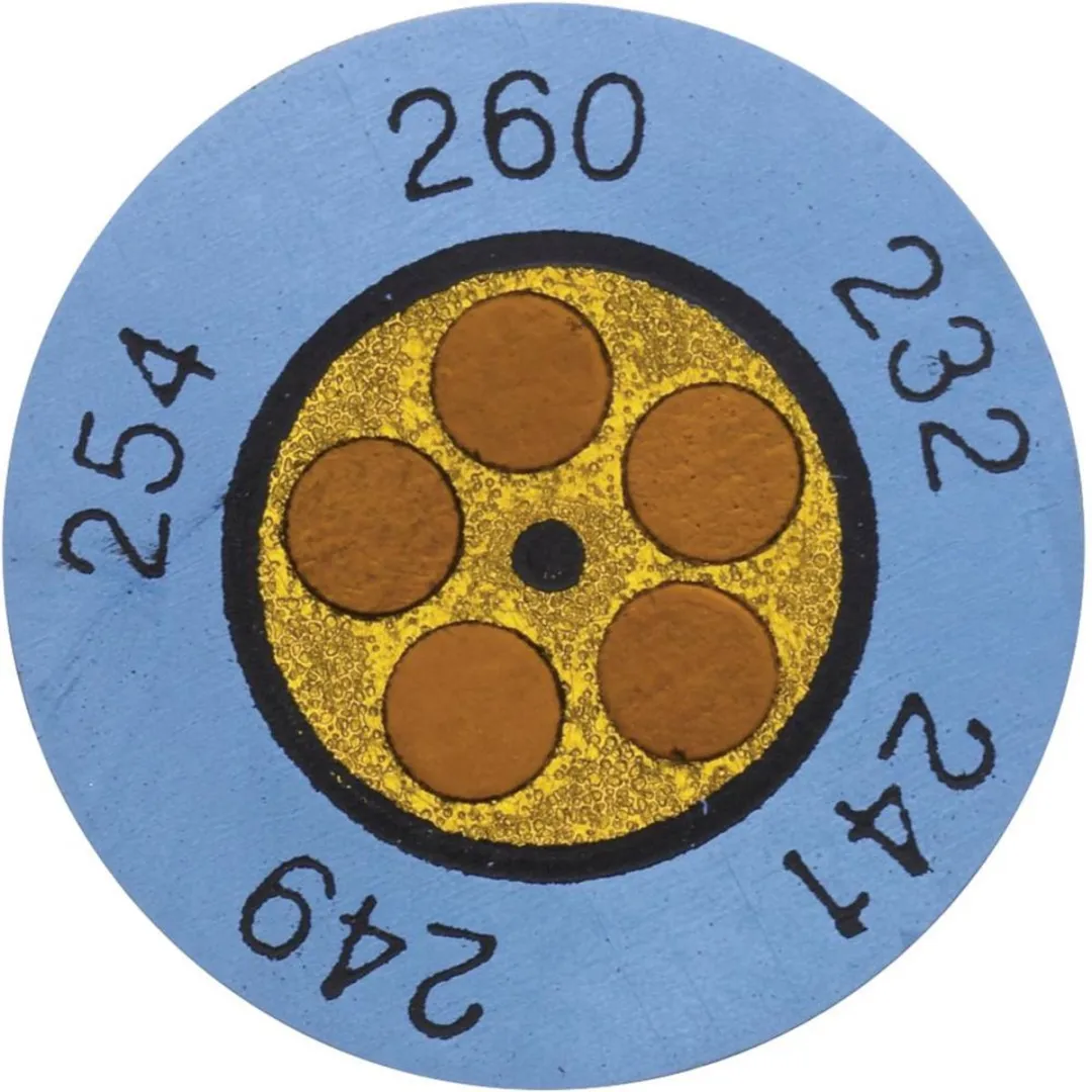 Testo Temperatuurmeetstrip +60°C tot +82°C - 10 Stuks - afbeelding 6 van 6