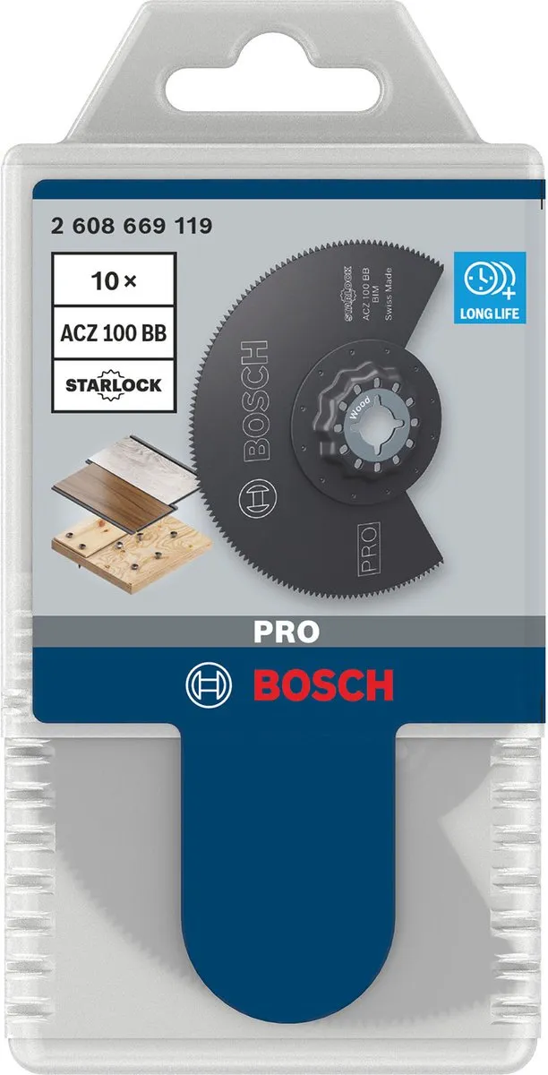 Bosch Professional ACZ 100 BB Mes - Oscillerend - Hout - afbeelding 4 van 4