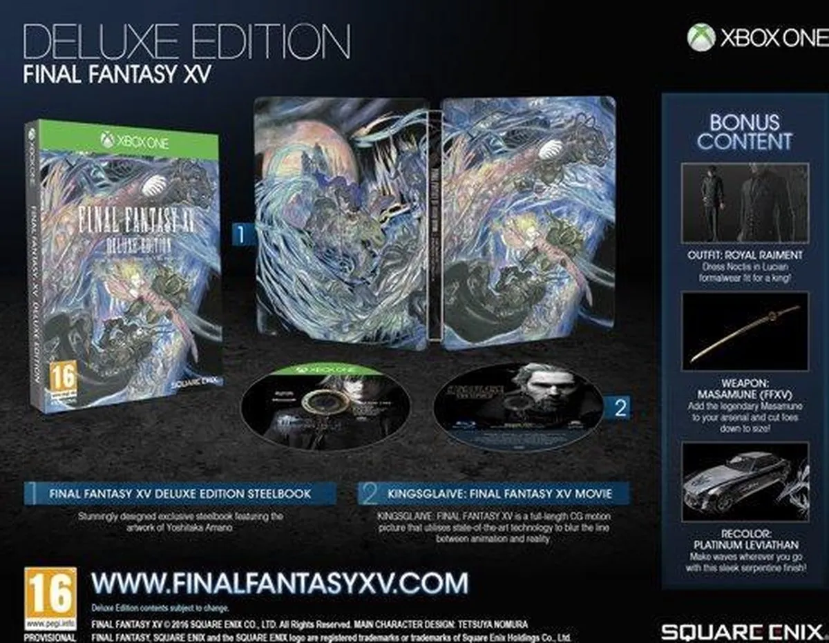 Square Enix Final Fantasy XV Deluxe Edition Xbox One