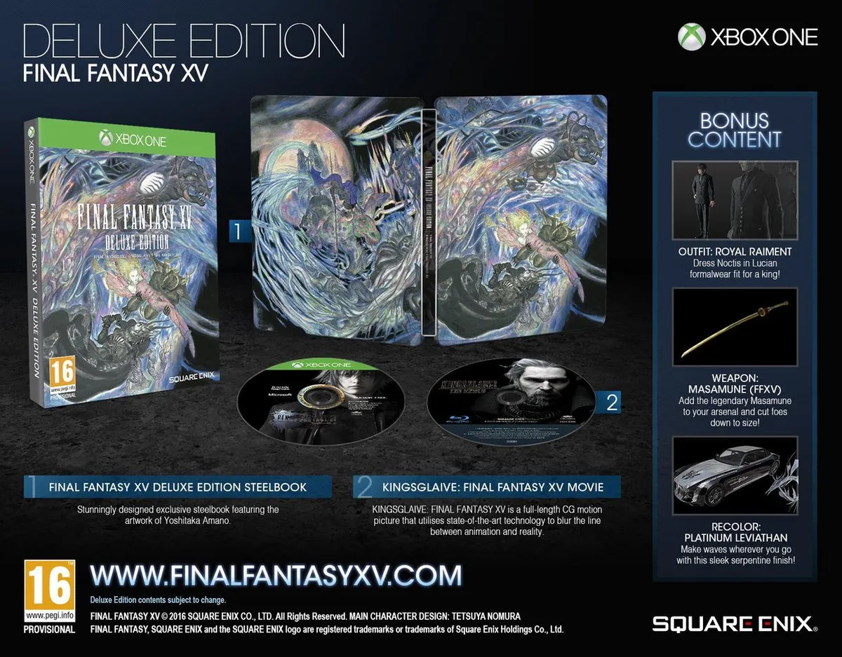 Square Enix Final Fantasy XV Deluxe Edition Xbox One