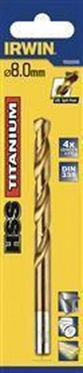 Irwin HSS Metaalboor 4.5mm Titanium 10502585