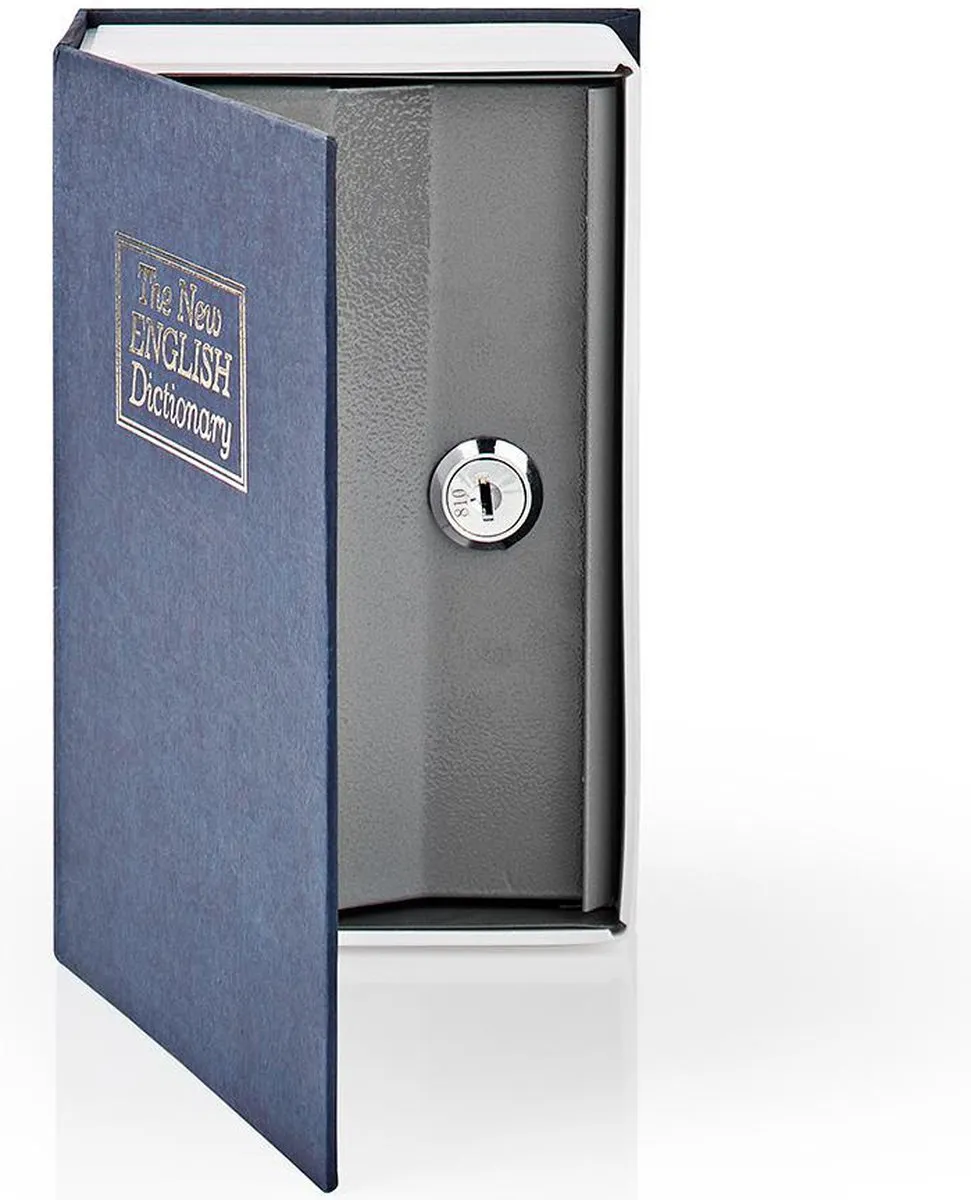 Nedis Boekenkluis BOOKSEDS01BU - 0,86L - Blauw/Zilver