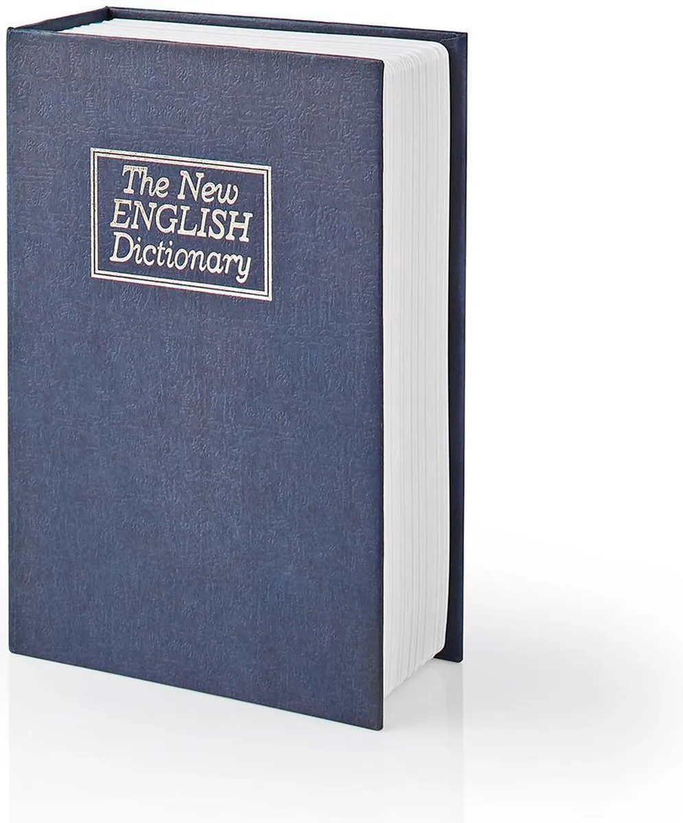 Nedis Boekenkluis BOOKSEDS01BU - 0,86L - Blauw/Zilver