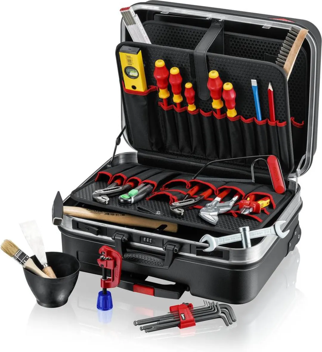 Knipex Gereedschapskoffer - VDE zijkniptang & Engelse sleutel 250mm