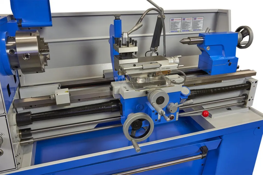 HBM Metaaldraaibank 400x1000mm - 3-assig LCD Digitaal Uitleessysteem