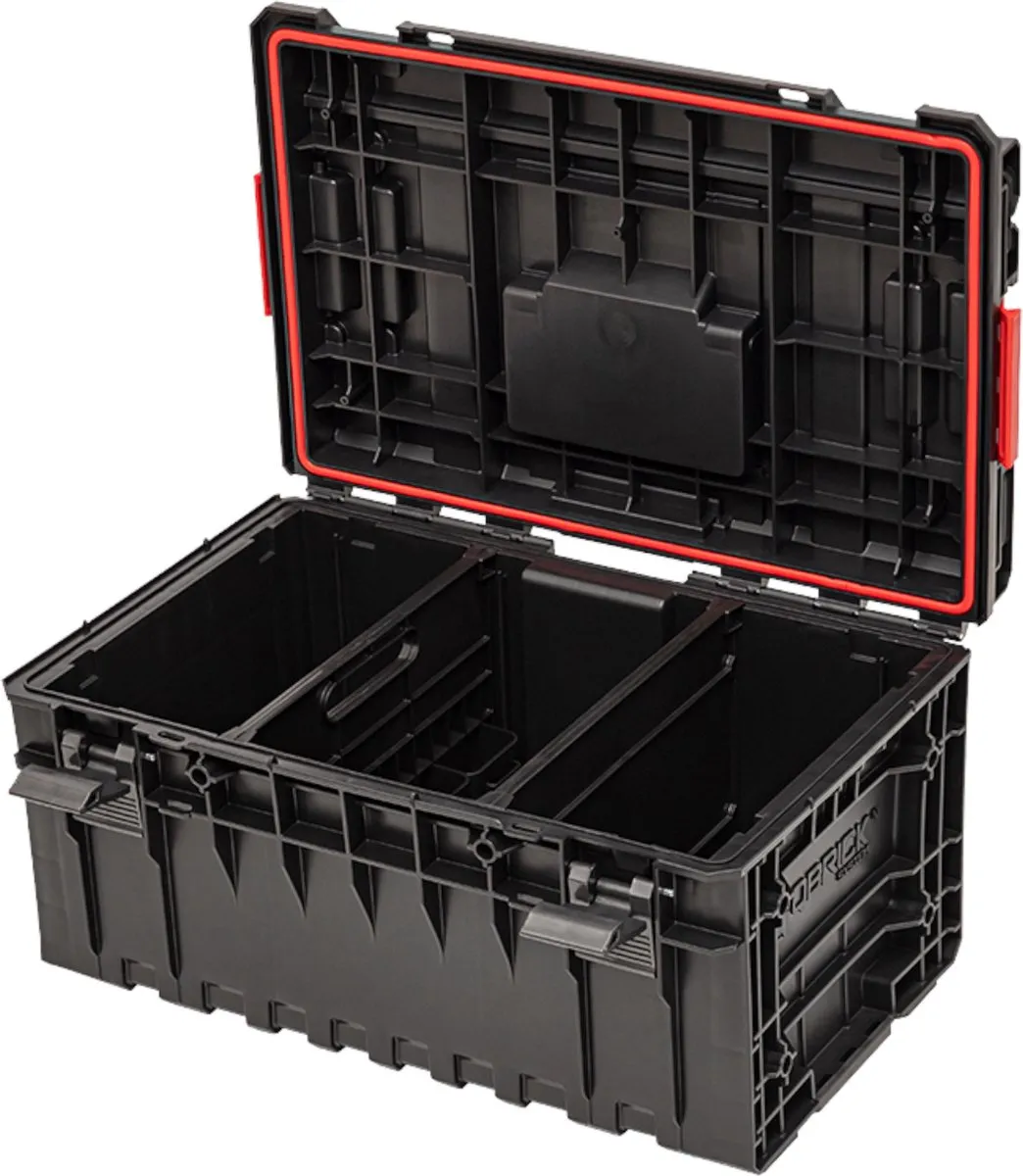 Toolbrothers RHINO XXL Gereedschapskoffer L 38L - IP66 - Zwart/Rood - afbeelding 5 van 6