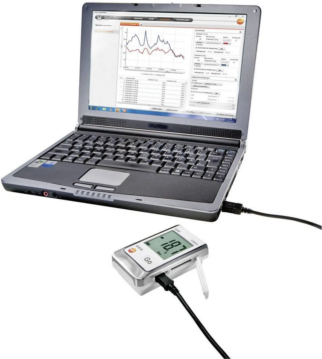 Testo 175 T3 Temperatuur Datalogger -50 tot +1000°C
