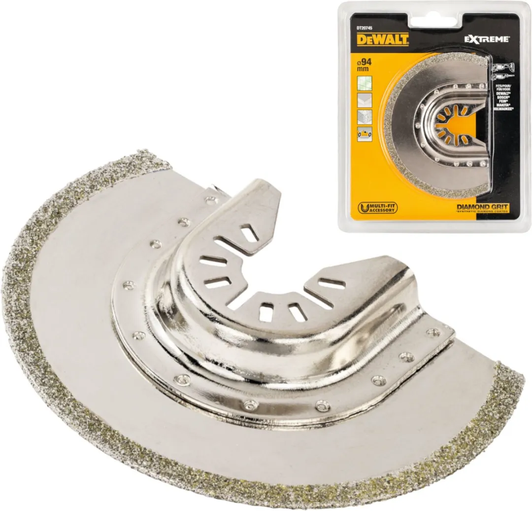 DeWalt - Segmentzaagblad - Diamant - 100mm - Voor voegen en pleister