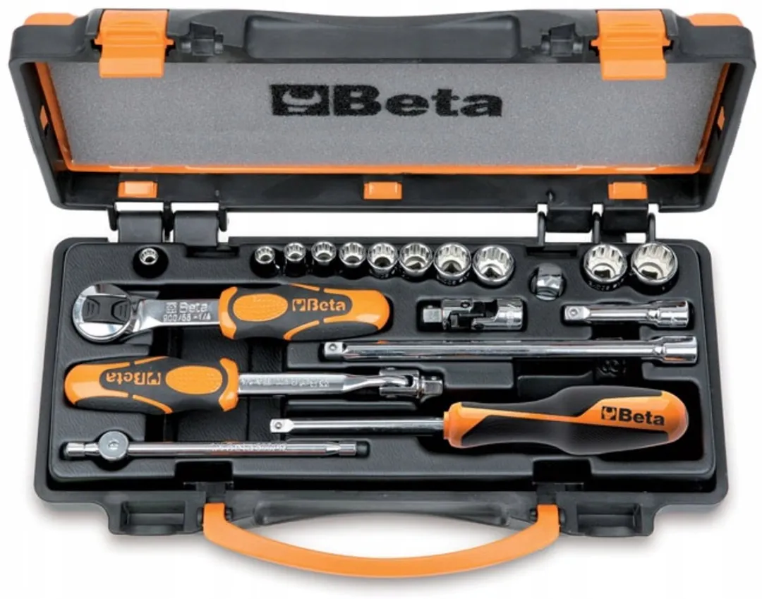 Beta 19-delige 1/4" Dopsleutelset 5-14mm