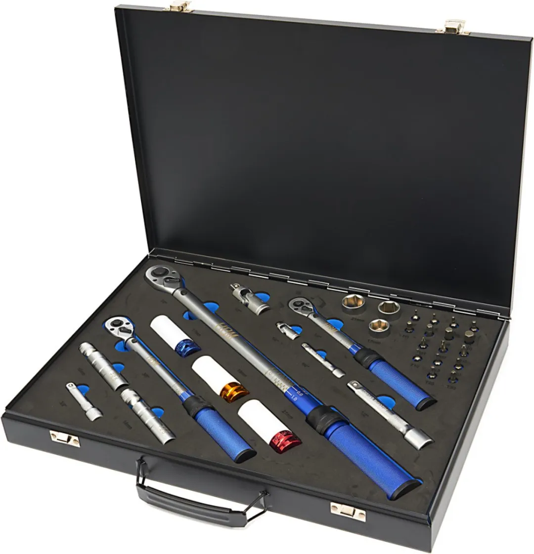 HBM Momentsleutelset 5-220Nm - 32-delig - Blauw