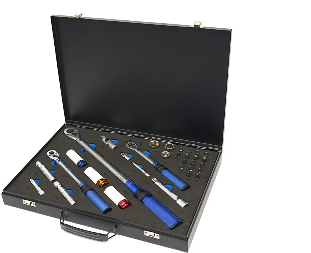 HBM Momentsleutelset 5-220Nm - 32-delig - Blauw