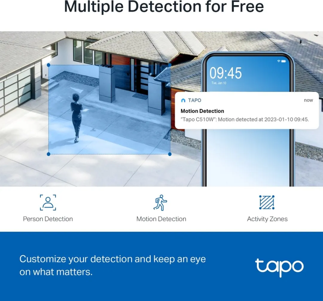 TP-Link Tapo C510W Beveiligingscamera 3MP - IP65 Waterdicht - afbeelding 6 van 6
