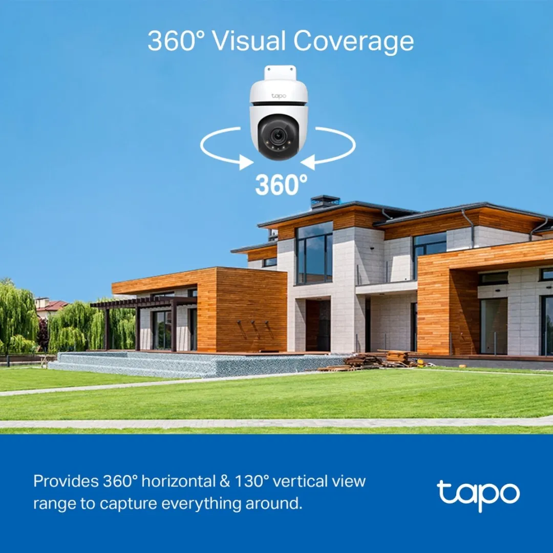 TP-Link Tapo C510W Beveiligingscamera 3MP - IP65 Waterdicht