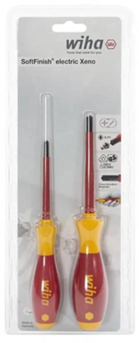 Wiha SoftFinish VDE/GS Electric Xeno Schroevendraaierset SB328S2 - 2 Stuks