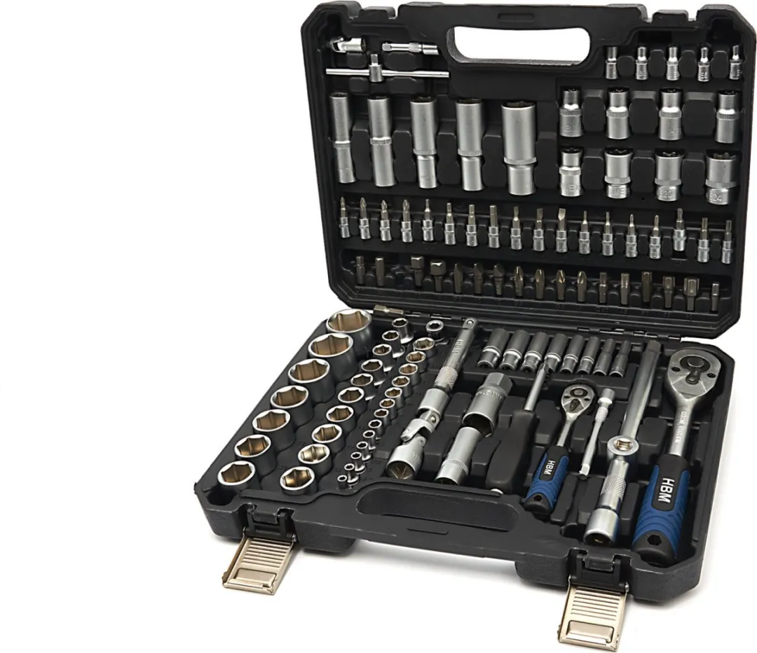 HBM Machines 108-delige 1/2" 1/4" Doppenset