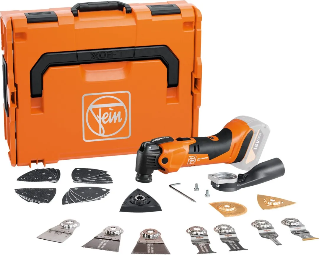 Fein Multimaster AMM 500 PLUS TOP Accu multitool + accessoires 18V AMPShare Basic Body in L-Boxx - 71293863000