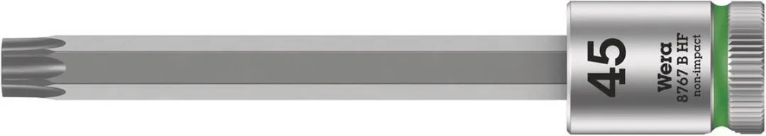 Wera 8767 B HF TX Dopsleutelinzetstuk T45 10mm