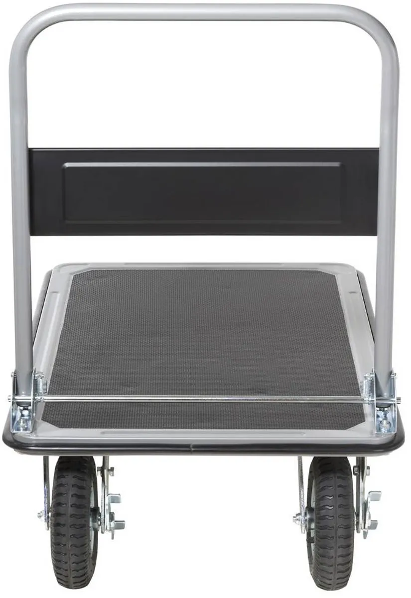 TOOLCRAFT Plateauwagen inklapbaar 300kg - Zwart/Zilver