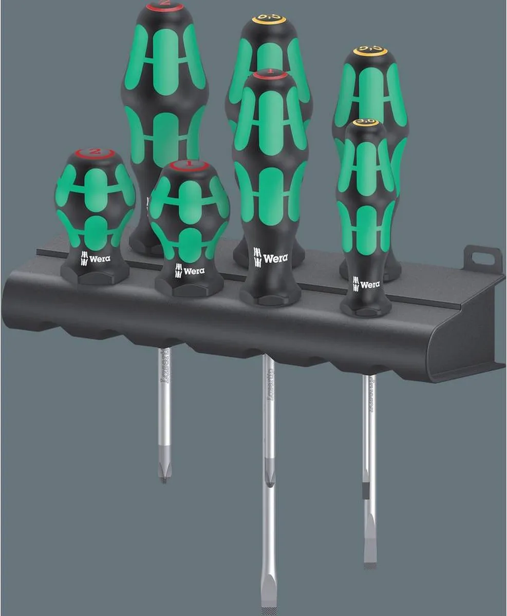 Wera 300/7 Mix 1 Elektronica Schroevendraaierset 7-delig - PH1/PH2/SL3/SL5.5/SL6.5