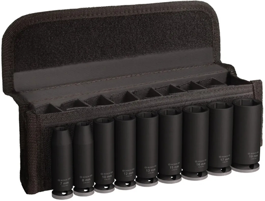 Bosch Professional PRO Impact Krachtdoppenset 9-delig 2608003037