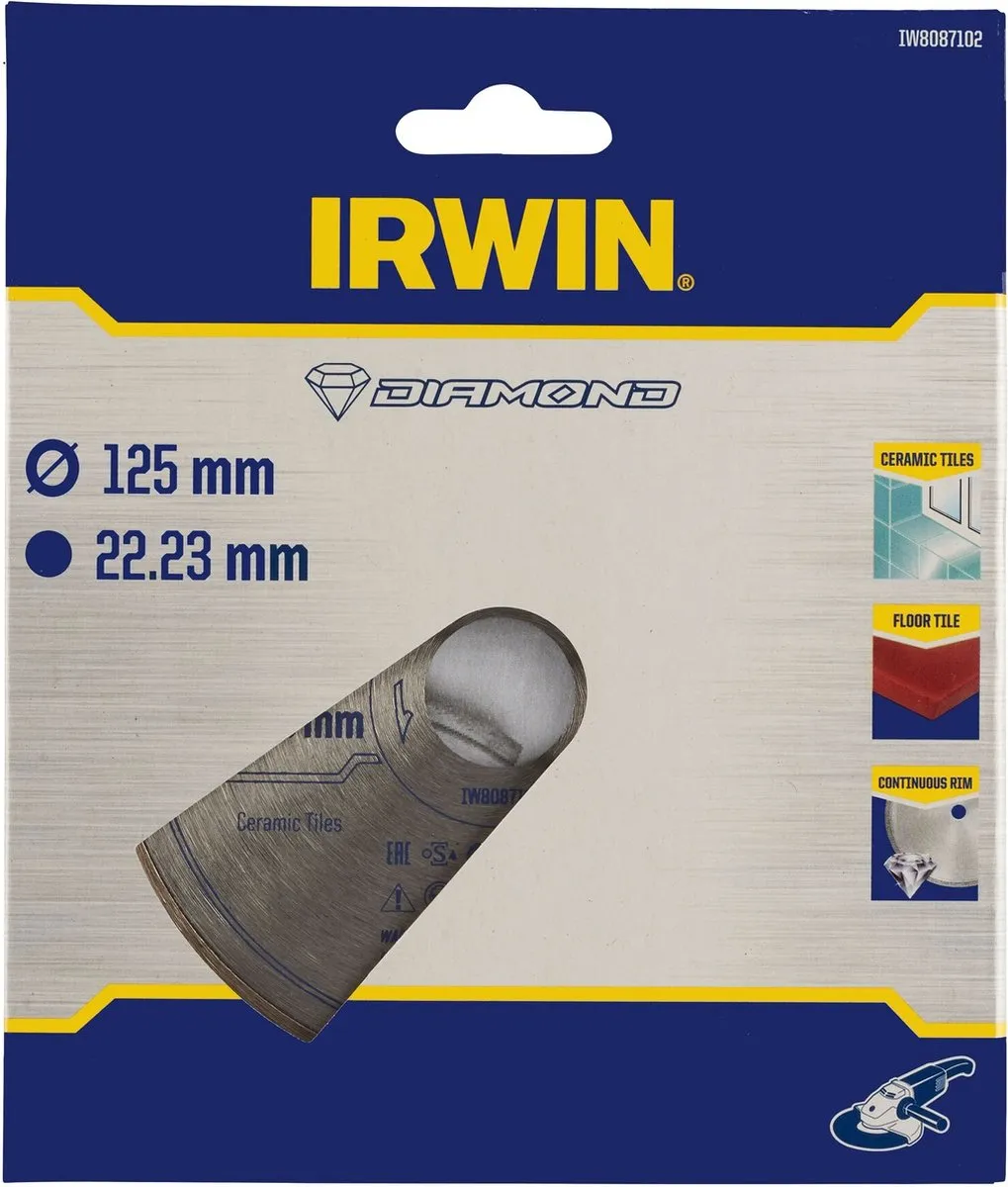 Irwin Pro Performance IW8087102 Diamantzaagblad 125mm