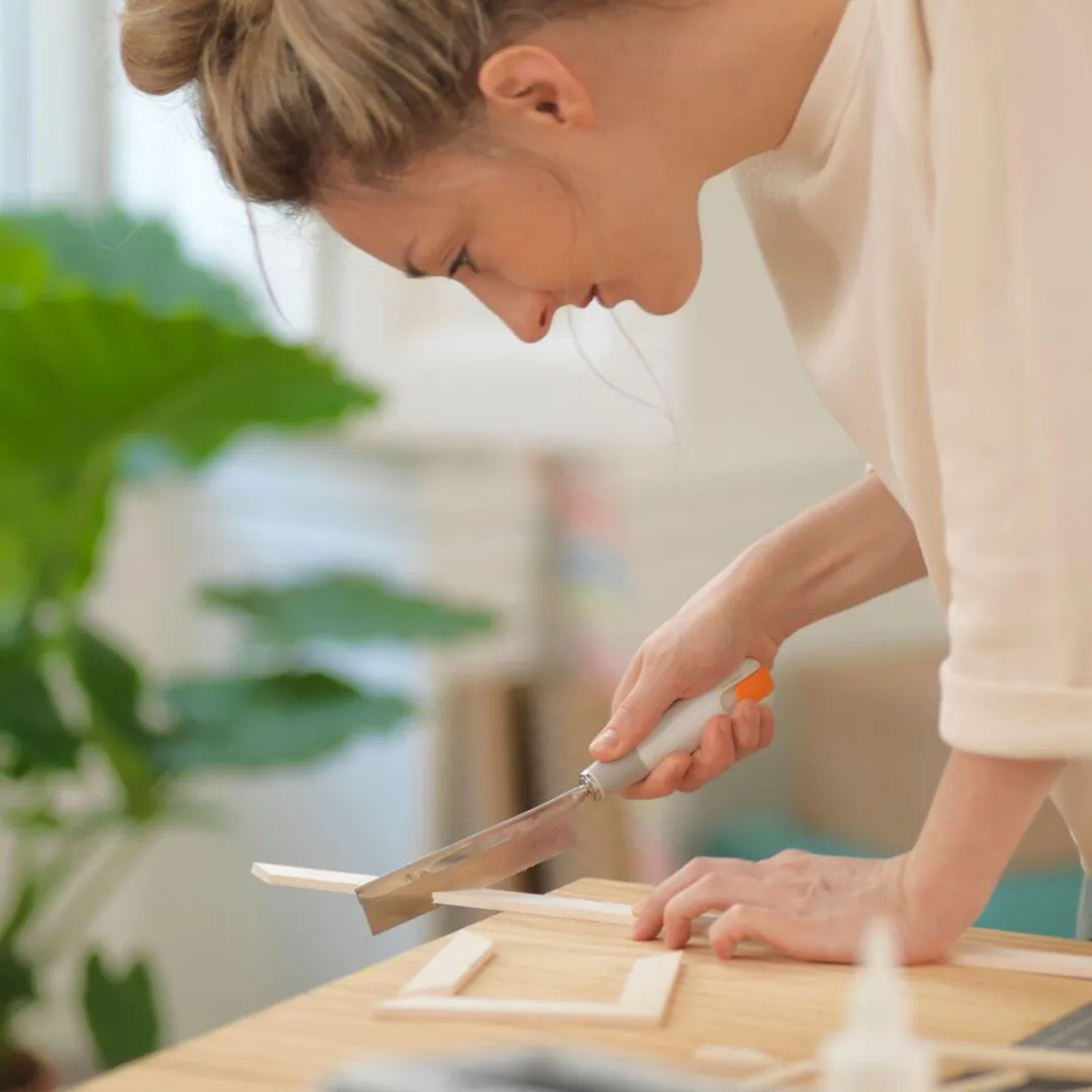 Fiskars Premium Performance Messenset 12-delig - Wit/Oranje/Zwart
