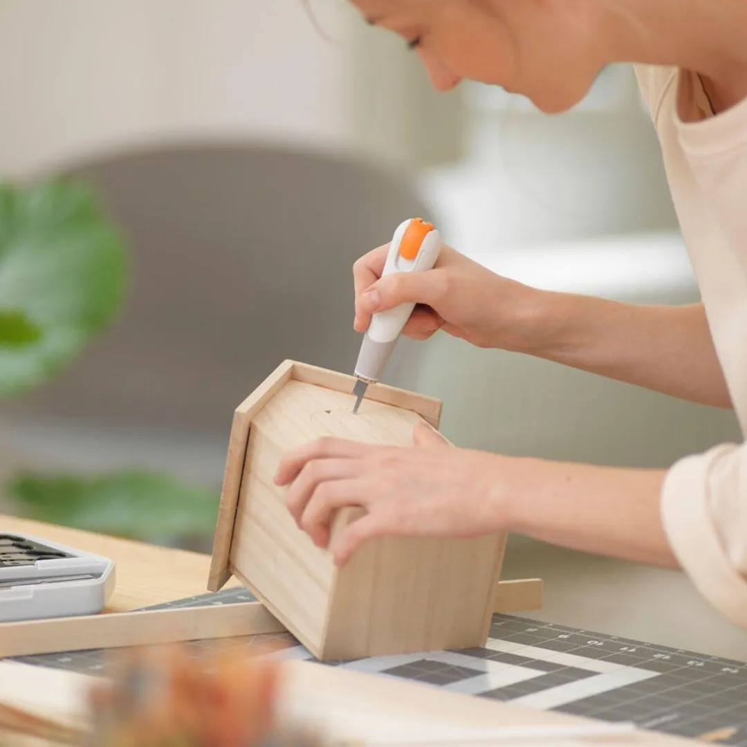 Fiskars Premium Performance Messenset 12-delig - Wit/Oranje/Zwart
