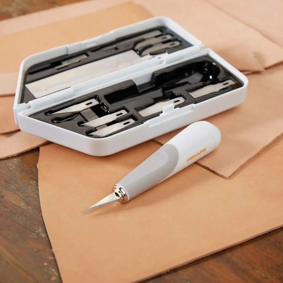 Fiskars Premium Performance Messenset 12-delig - Wit/Oranje/Zwart