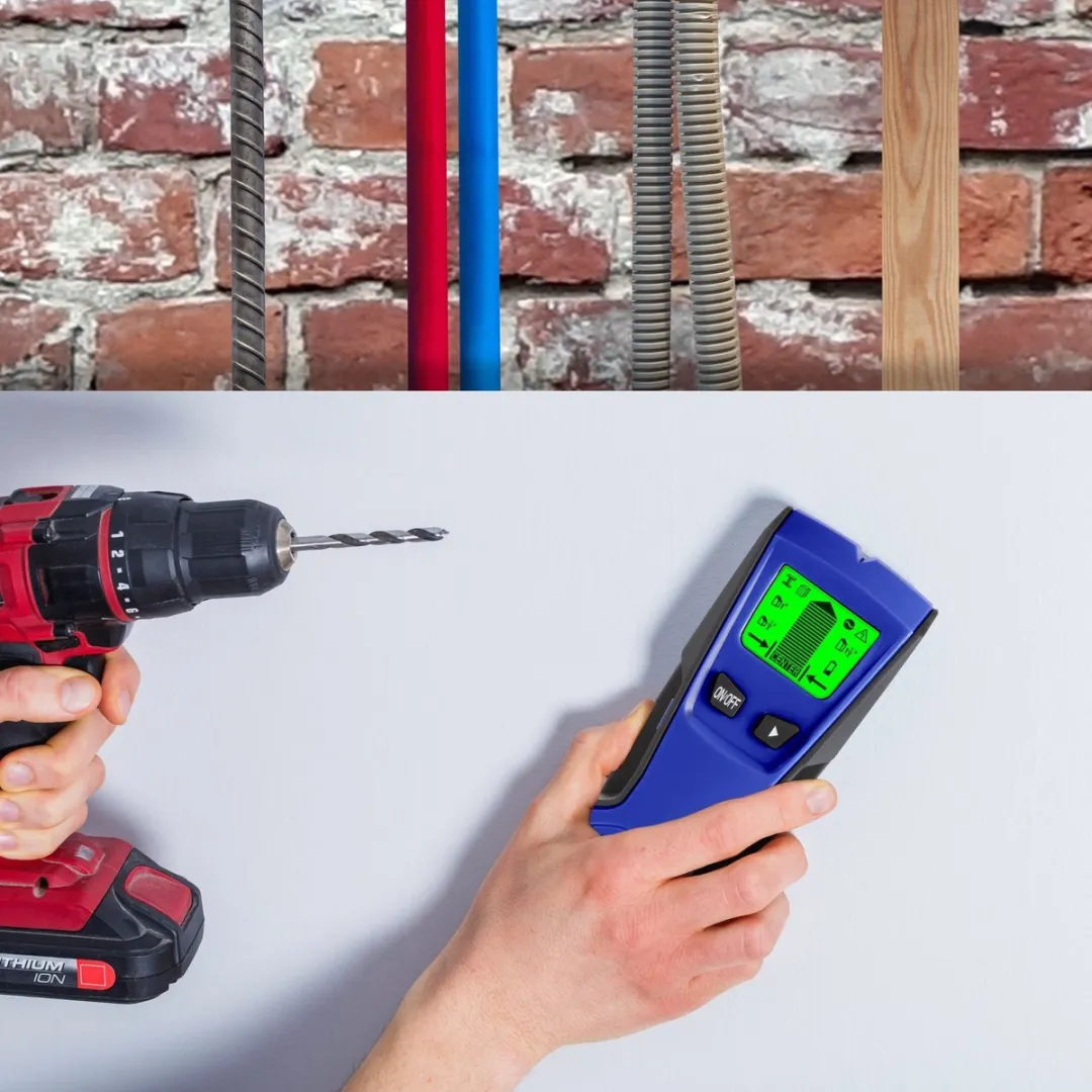 Velleman Digitale Leidingzoeker - Detecteert tot 51mm - Blauw