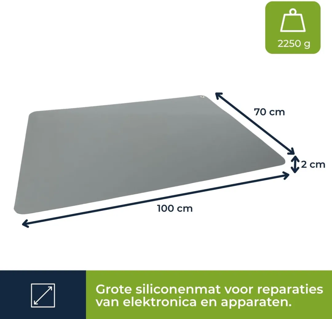 Velleman Antistatische Soldeermat 1000x700mm - Grijs