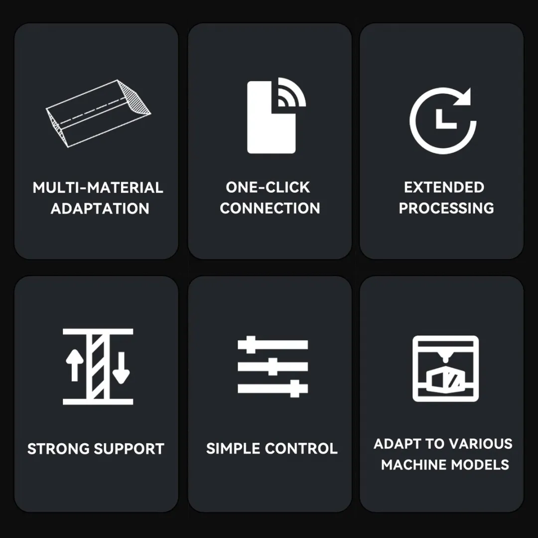 ATOMSTACK R8 Pro Roller - Laser Rotatieroller - Kaakspanset voor Cilindrische Voorwerpen Wijn Glas Vleermuis Ring - Lasergraveermachine Y-as Rotatiemodule - Accessoires voor Laser Graveermachine