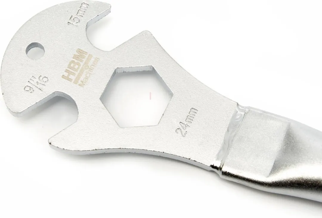 HBM Fietspedaalsleutel met LED-lamp