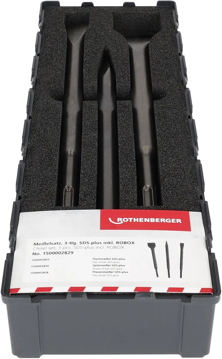 Rothenberger SDS-plus Beitelset 3-delig 1500002829