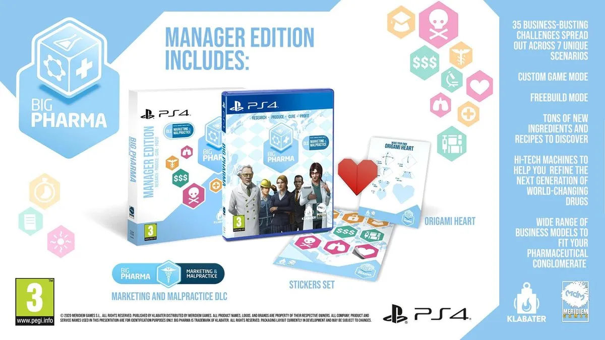 Mindscape Big Pharma Manager Edition PS4