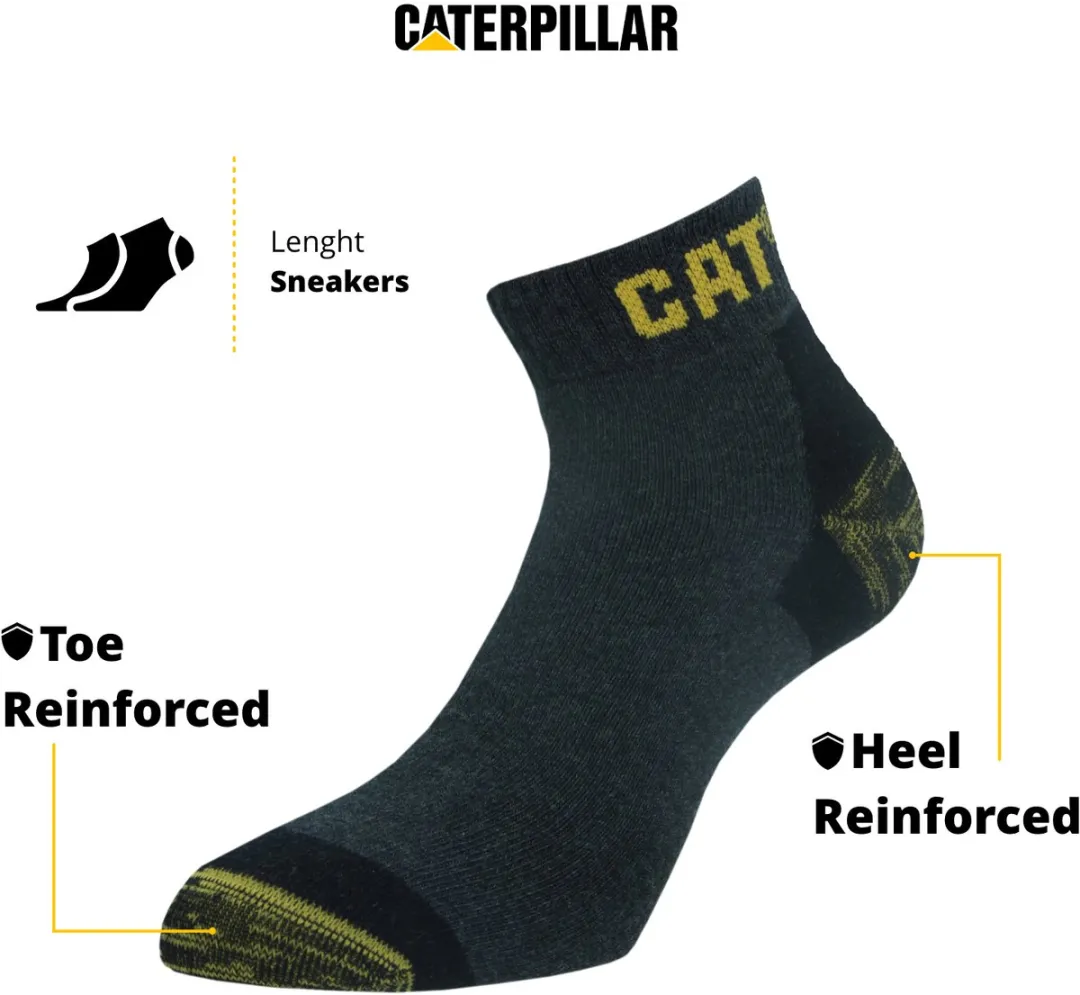 Caterpillar Premium Sneaker Sokken 6 Paar - Antraciet - 43-46