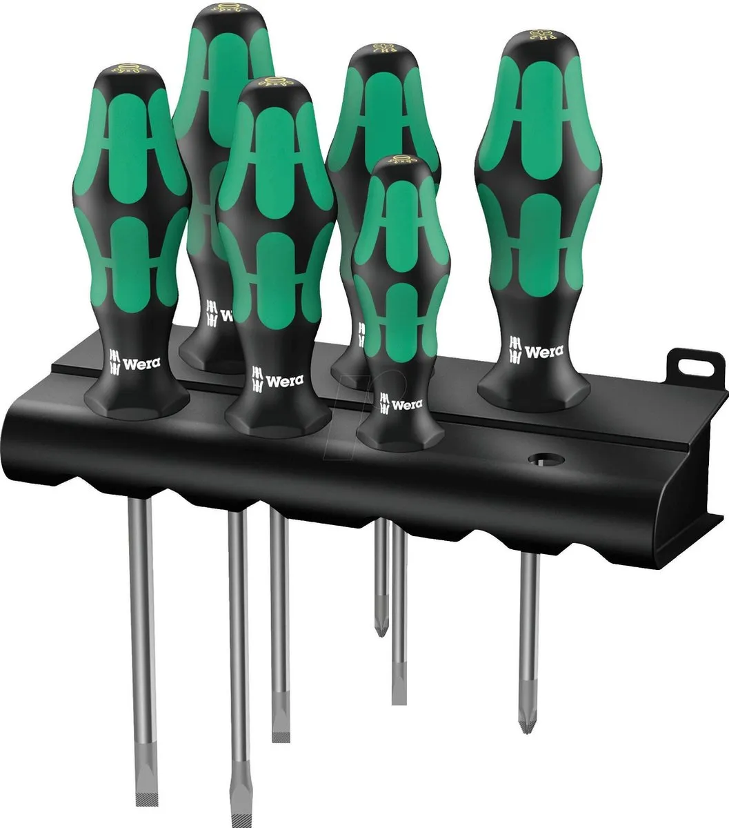 Wera Kraftform Plus Lasertip 05105650001 Schroevendraaierset - 6-delig