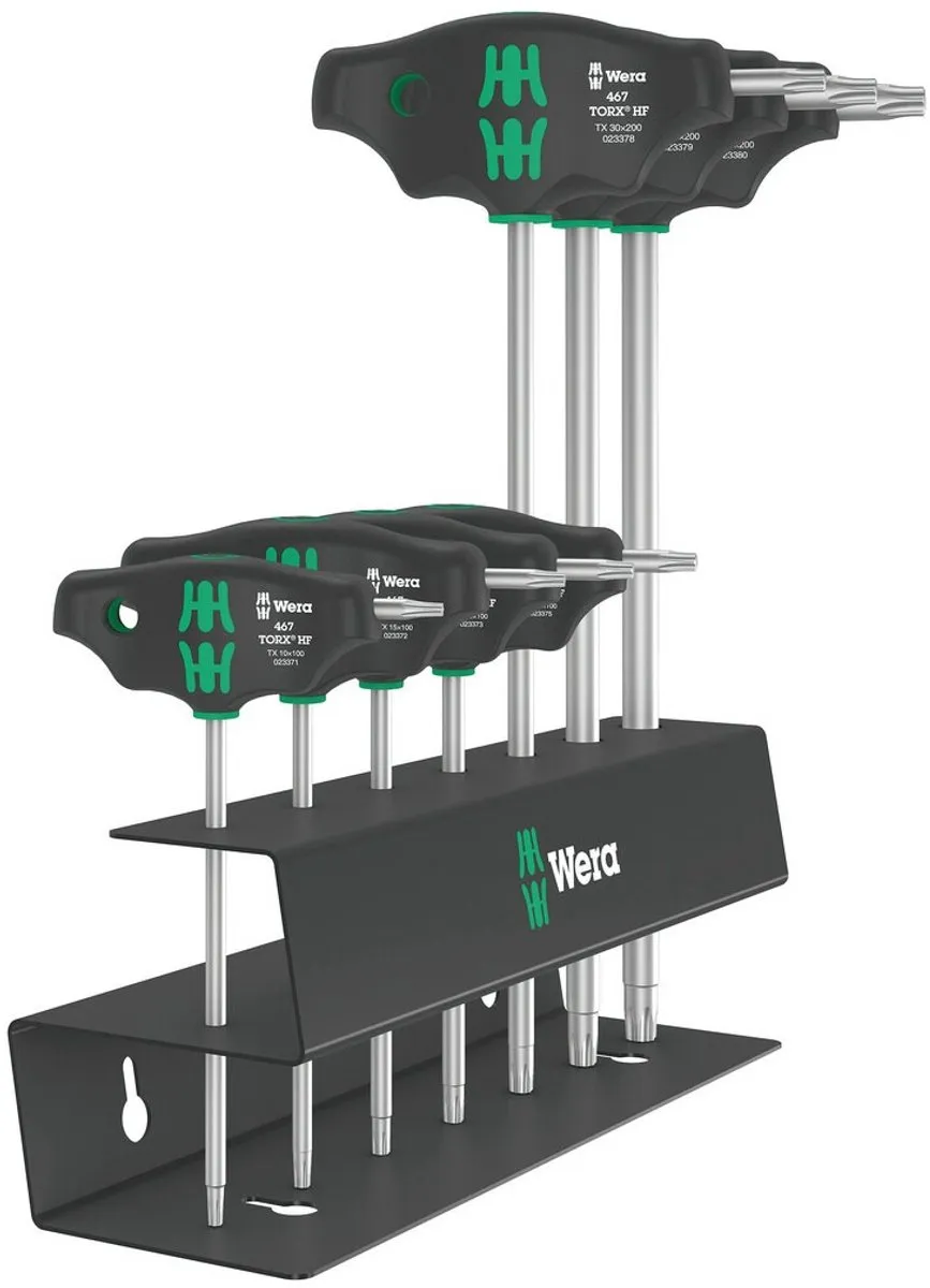 Wera 467/7 TORX HF Schroevendraaierset - Kleurloos