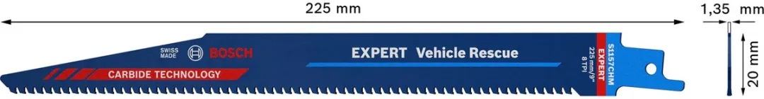 Bosch Professional Expert Vehicle Rescue S 1157 CHM Reciprozaagbladen