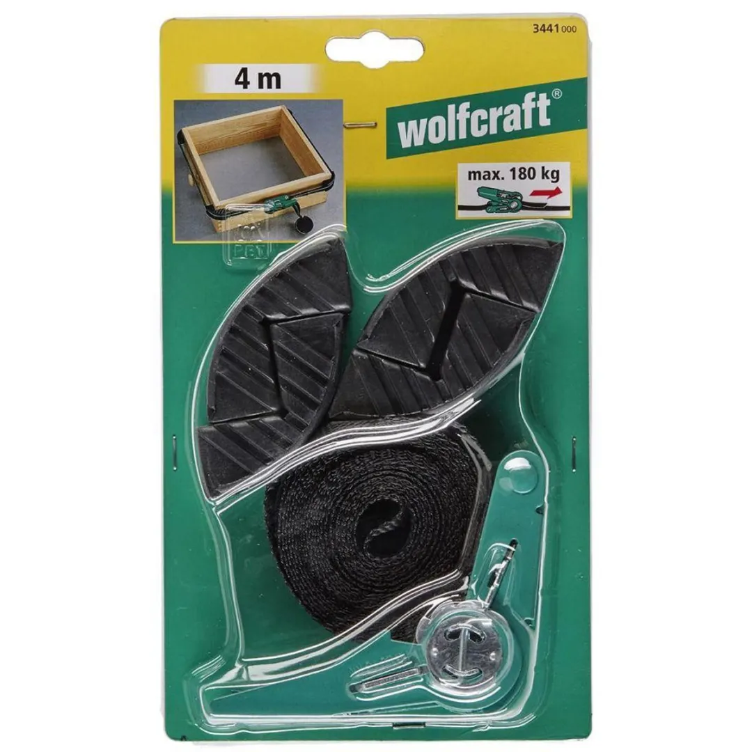 Wolfcraft Spanband met Ratel 3441000 - 180 kg