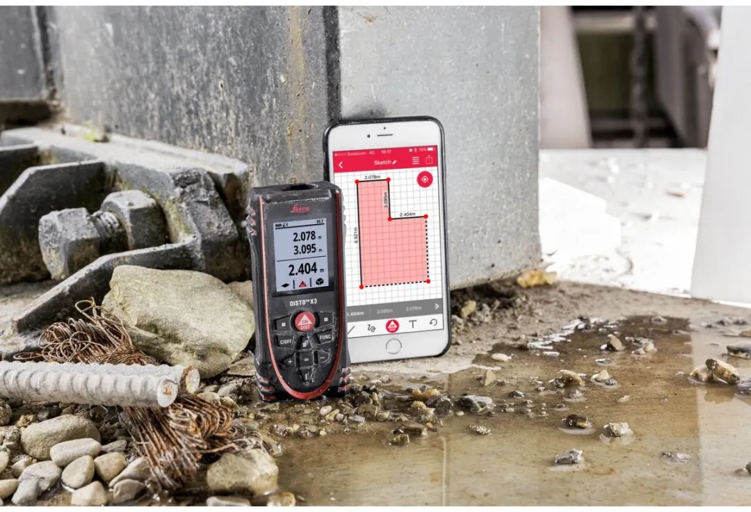 Leica Disto X3-1 Afstandsmeter 150m - Bluetooth - afbeelding 6 van 6