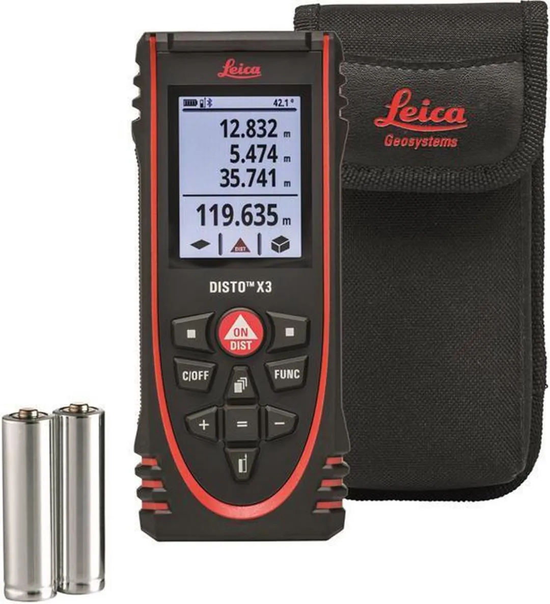 Leica Disto X3 Afstandsmeter in tas - bluetooth - 150m