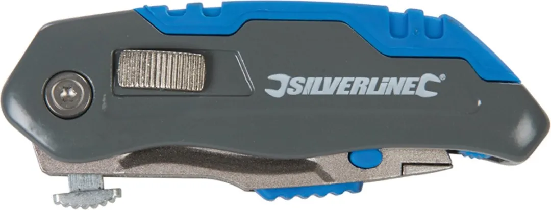 Silverline Intrekbaar Vouwmes 165mm - 5 Stuks (4x Reserves)
