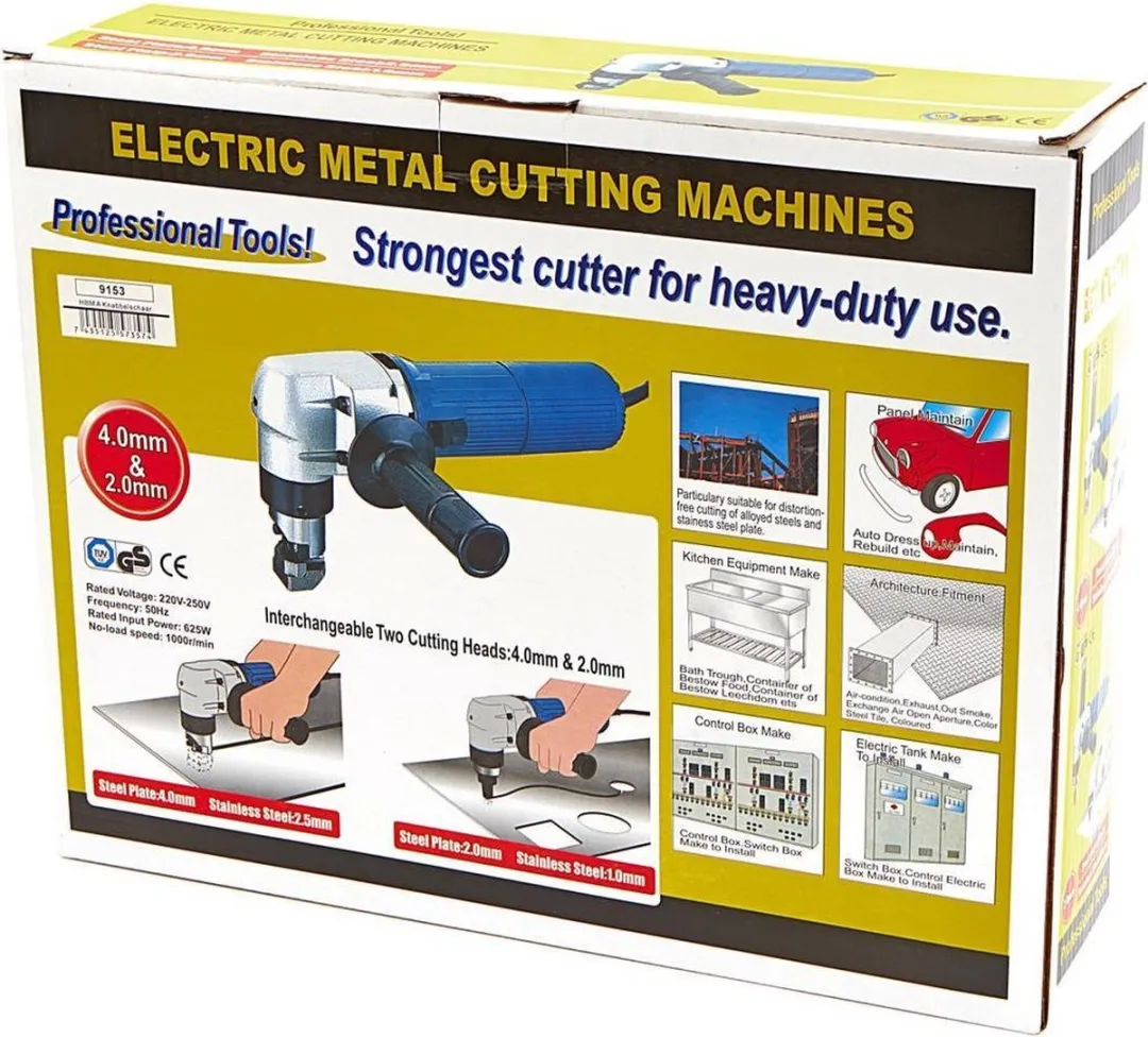 HBM Machines 9153 Knabbelschaar - 625W - 2 mm RVS