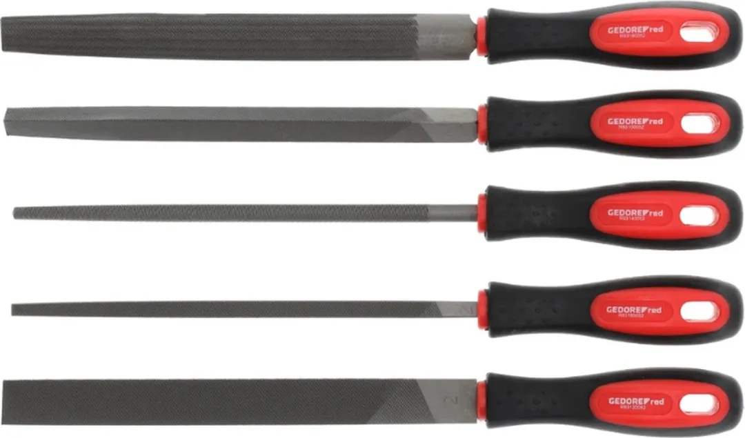 Gedore RED R93000005 Vijlenset 5-delig - afbeelding 6 van 6
